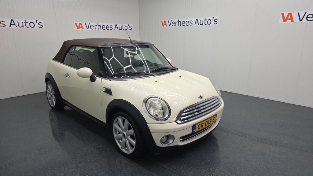 MINI Cabrio 1.6 Cooper (bj 2010), Gebruikt, 4 cilinders, Cabriolet, 4 stoelen