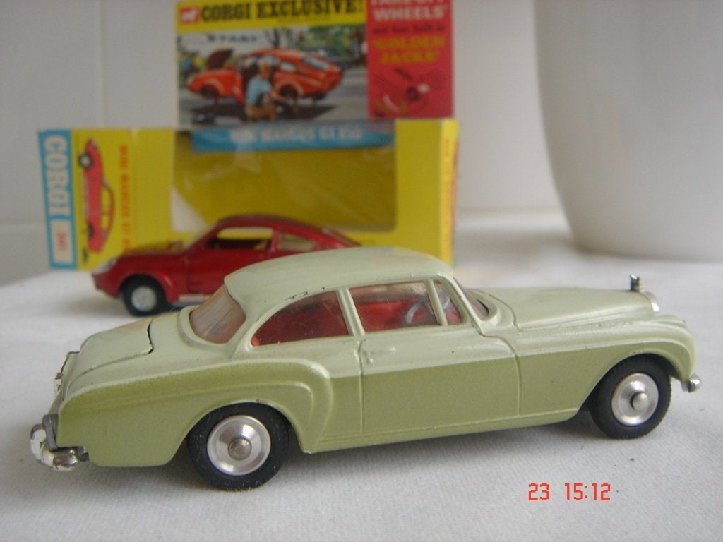 BENTLEY CONTINENTAL SPORTS SALOON 1965 CORGI TOYS, Hobby en Vrije tijd, Ophalen of Verzenden, Zo goed als nieuw, Auto, Corgi