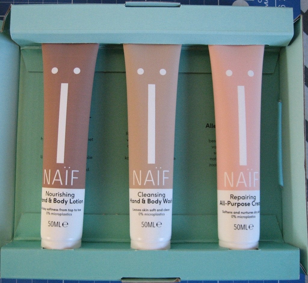 Naïf Verzorgingsset: Lotion, Hand & Body Wash, Crème, Ophalen of Verzenden, Nieuw, Overige typen