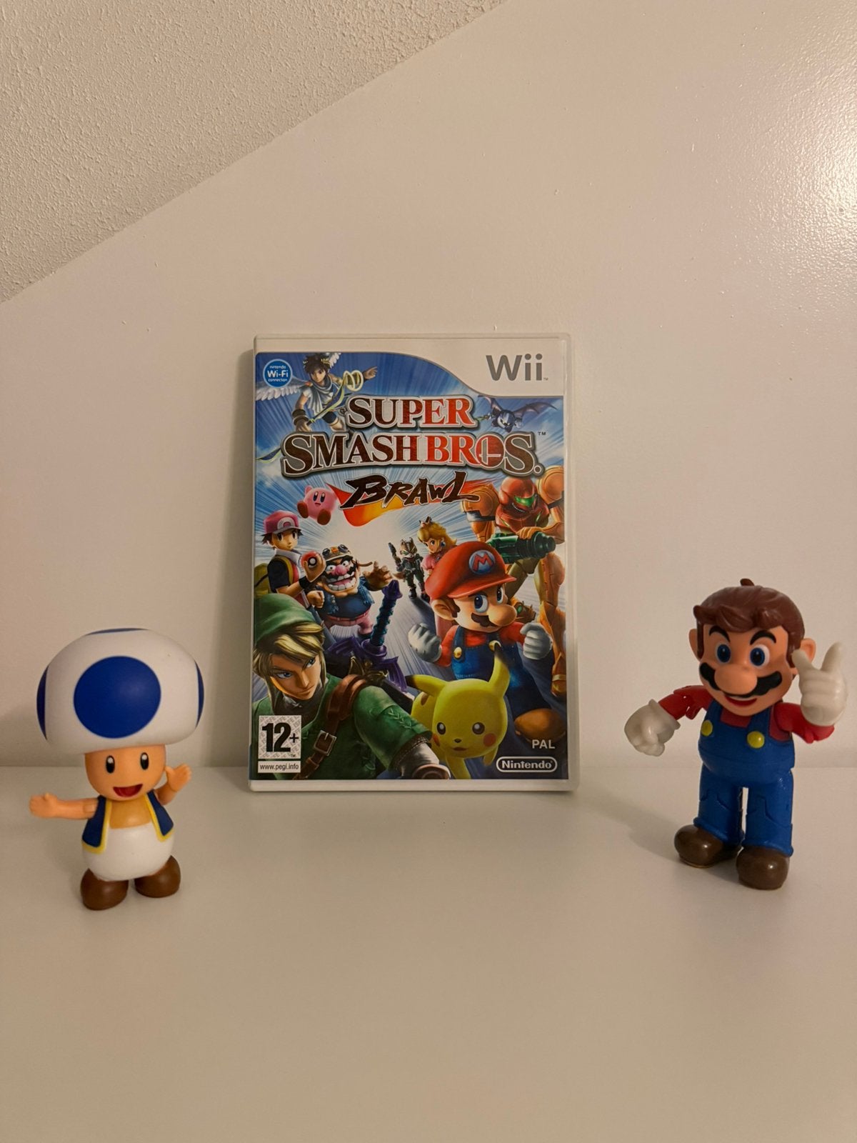 Smash Bros Brawl Wii, Spelcomputers en Games, Games | Nintendo Wii, Vechten, Ophalen of Verzenden, Zo goed als nieuw, 3 spelers of meer