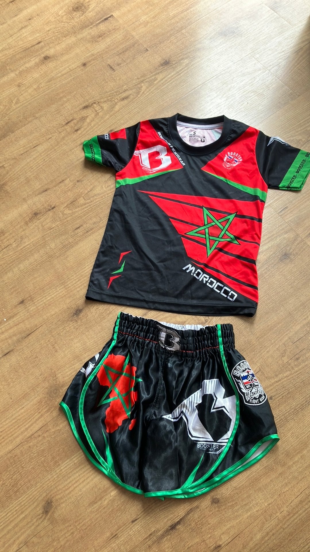 Kickboks kleding Booster Marokko Kinderen, Sport en Fitness, Vechtsporten en Zelfverdediging, Gebruikt, Overige, Ophalen of Verzenden
