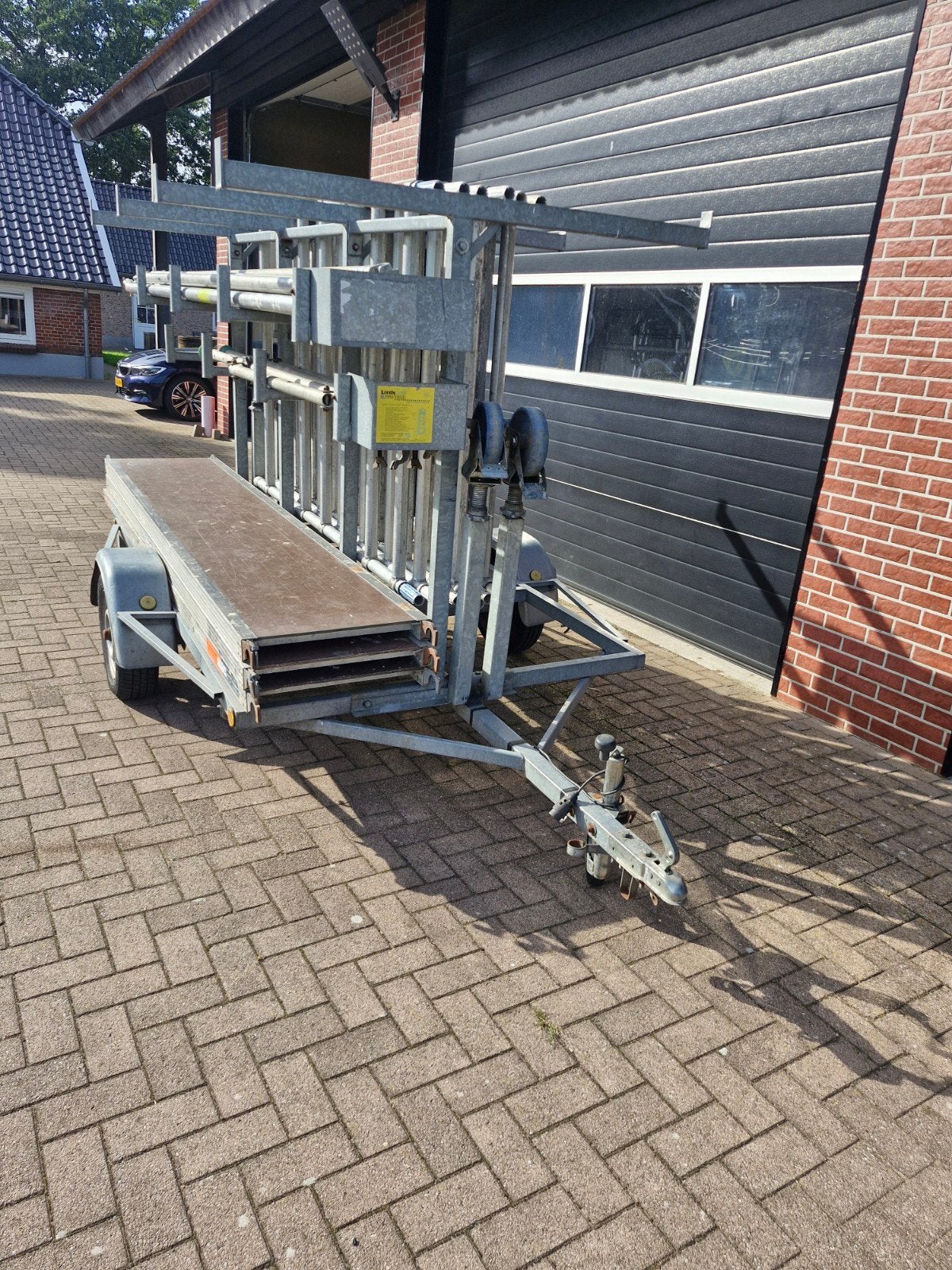 Steiger aanhanger met steiger merk skyworks, Ophalen of Verzenden