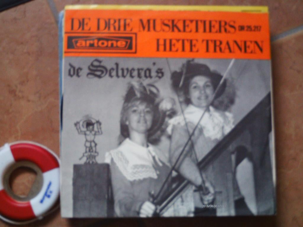 de selvera's - de drie musketiers 15a, Cd's en Dvd's, Vinyl Singles, 7 inch, Single, Ophalen of Verzenden, Nederlandstalig