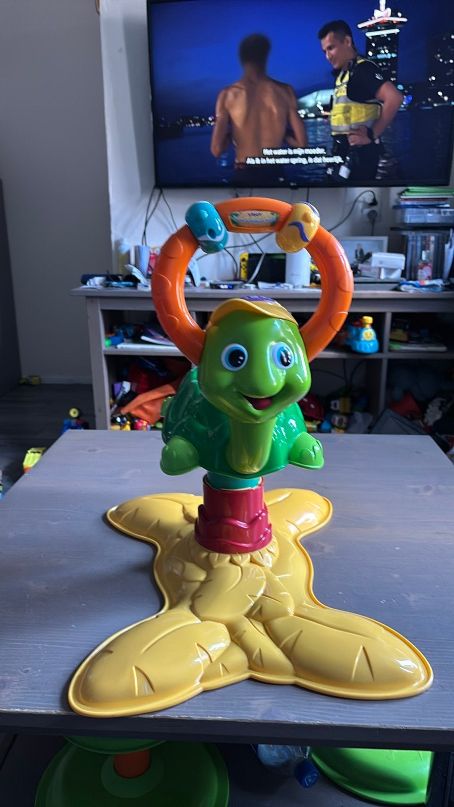 VTech Susie Schildpad Draai en Spring Stoel, Ophalen, Gebruikt, Overige typen, Met licht
