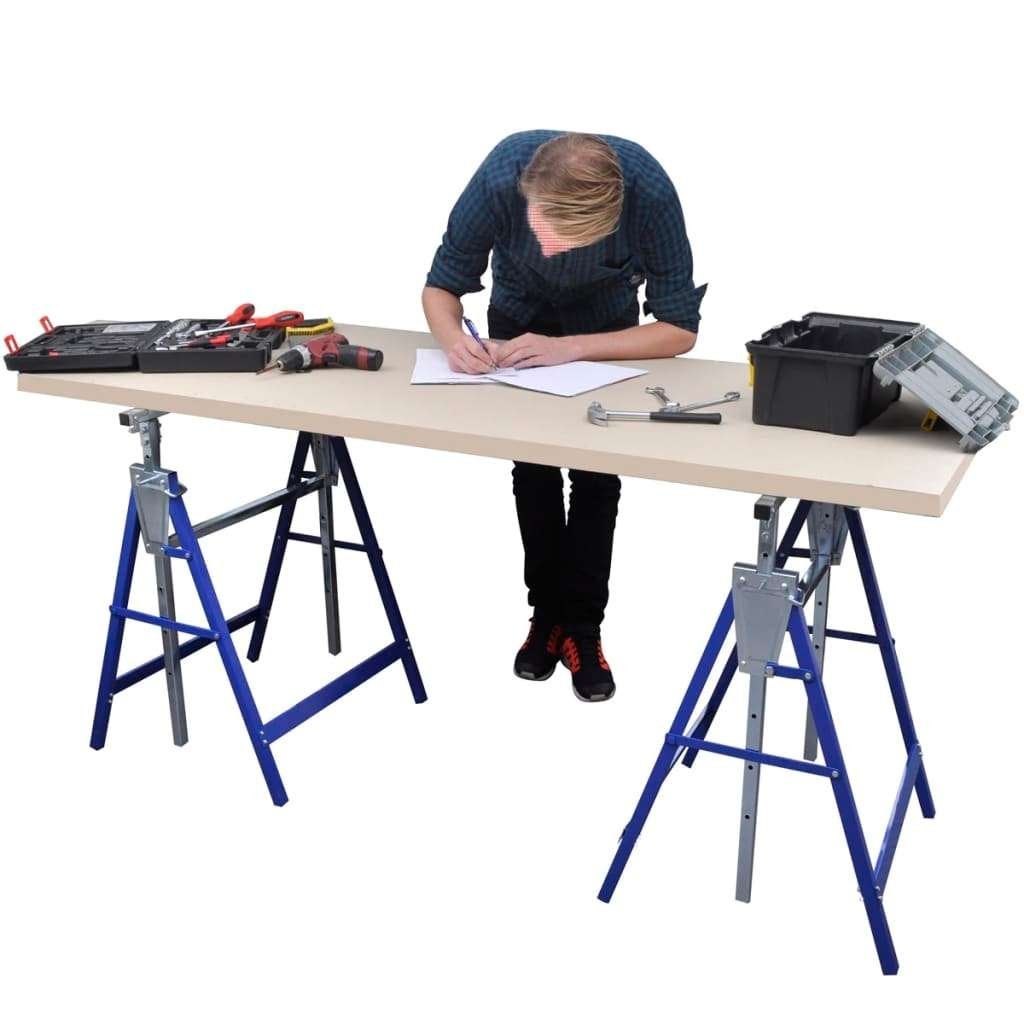 2 Metalen schragen schraag bok bokken 150 kg GRATIS BEZORGD!, Verzenden, Nieuw, Nvt, Nvt