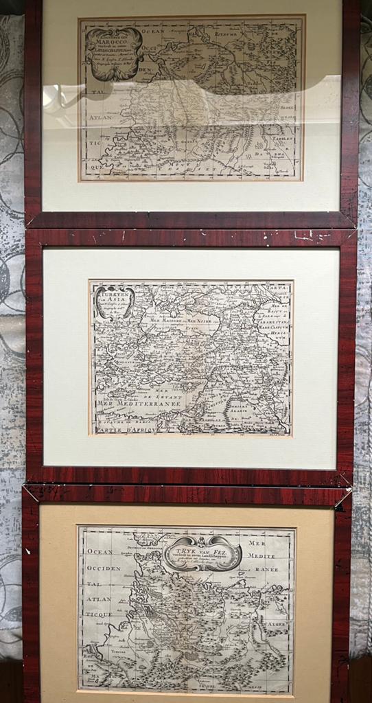 Antieke landkaart Turkije, Marocco, land van Fez door Sanson, Gelezen, Overige gebieden, Ophalen of Verzenden, Landkaart