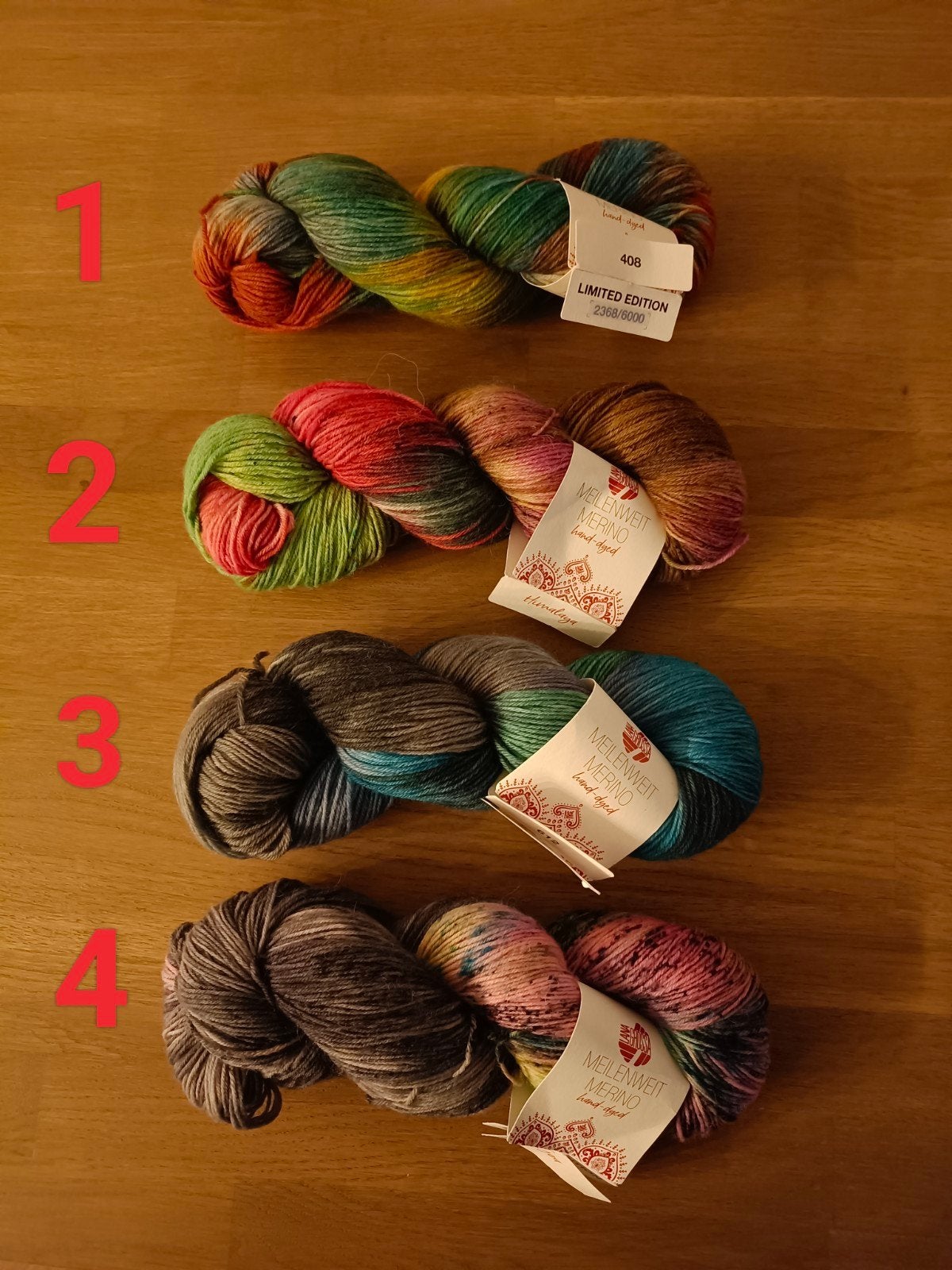 Breigaren Lana Grossa 4 verschillende strengen, Hobby en Vrije tijd, Ophalen of Verzenden, Nieuw, Breien of Haken, Wol of Garen