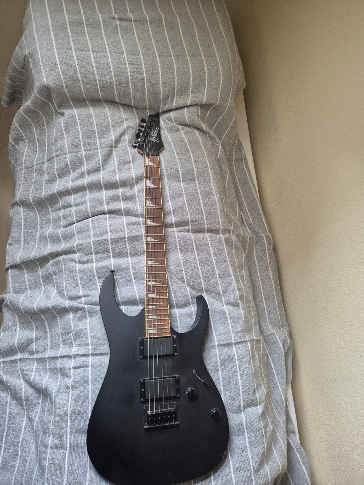 Ibanez Gio GRG121DX elektrische gitaar - Mat Zwart, Ophalen, Gebruikt, Solid body, Ibanez