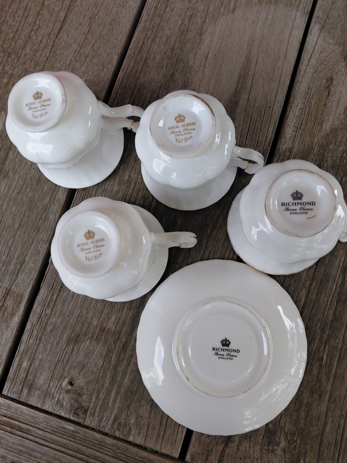 Royal Albert en Richmond porseleinen kop en schotel set, Ophalen of Verzenden