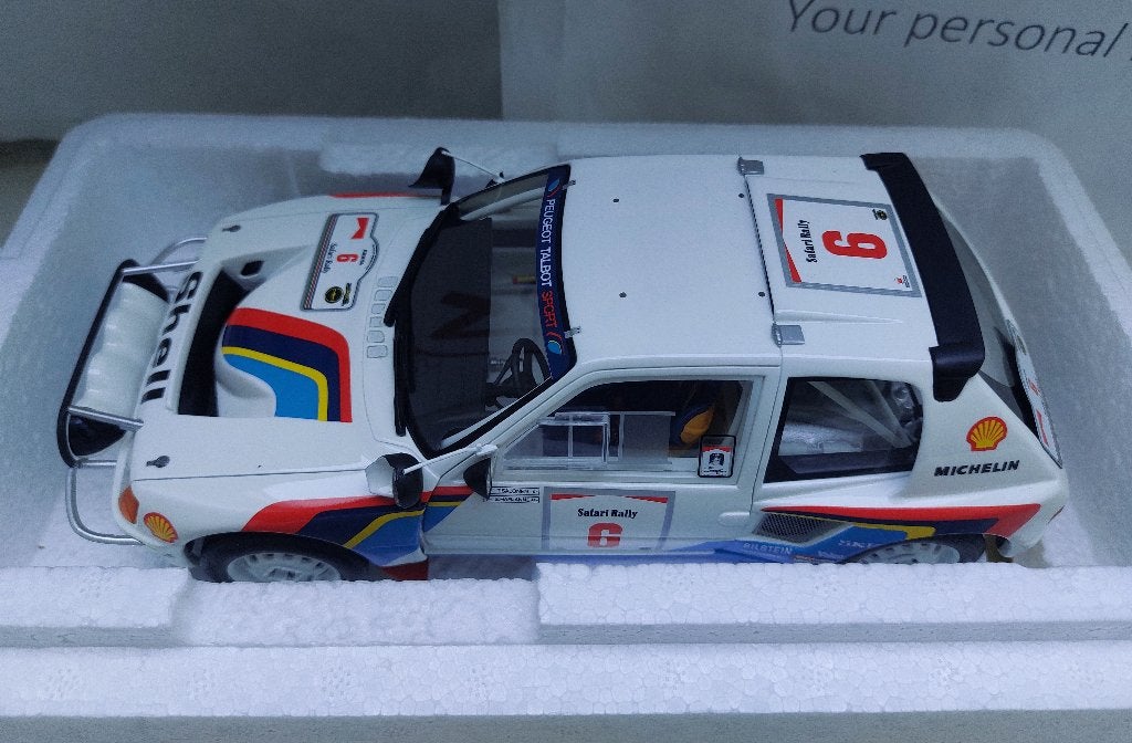 OttOmobile 1:18 Peugeot 205 T16 #6 7e Safari Rally 1985, Ophalen of Verzenden, Nieuw, Auto, OttOMobile