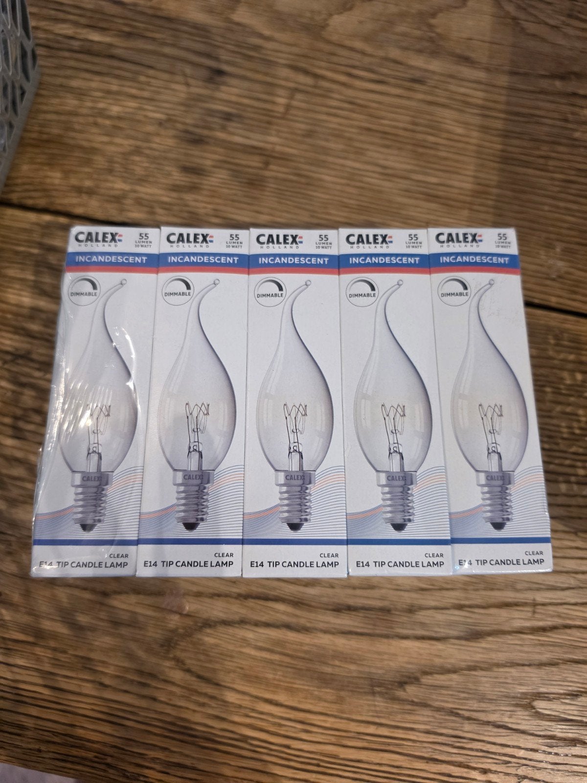 Calex E14 Kaarslampen 55lumen 10W Dimbaar - 10 stuks, Huis en Inrichting, Gloeilamp, Dimbaar, E14 (klein), Warm wit