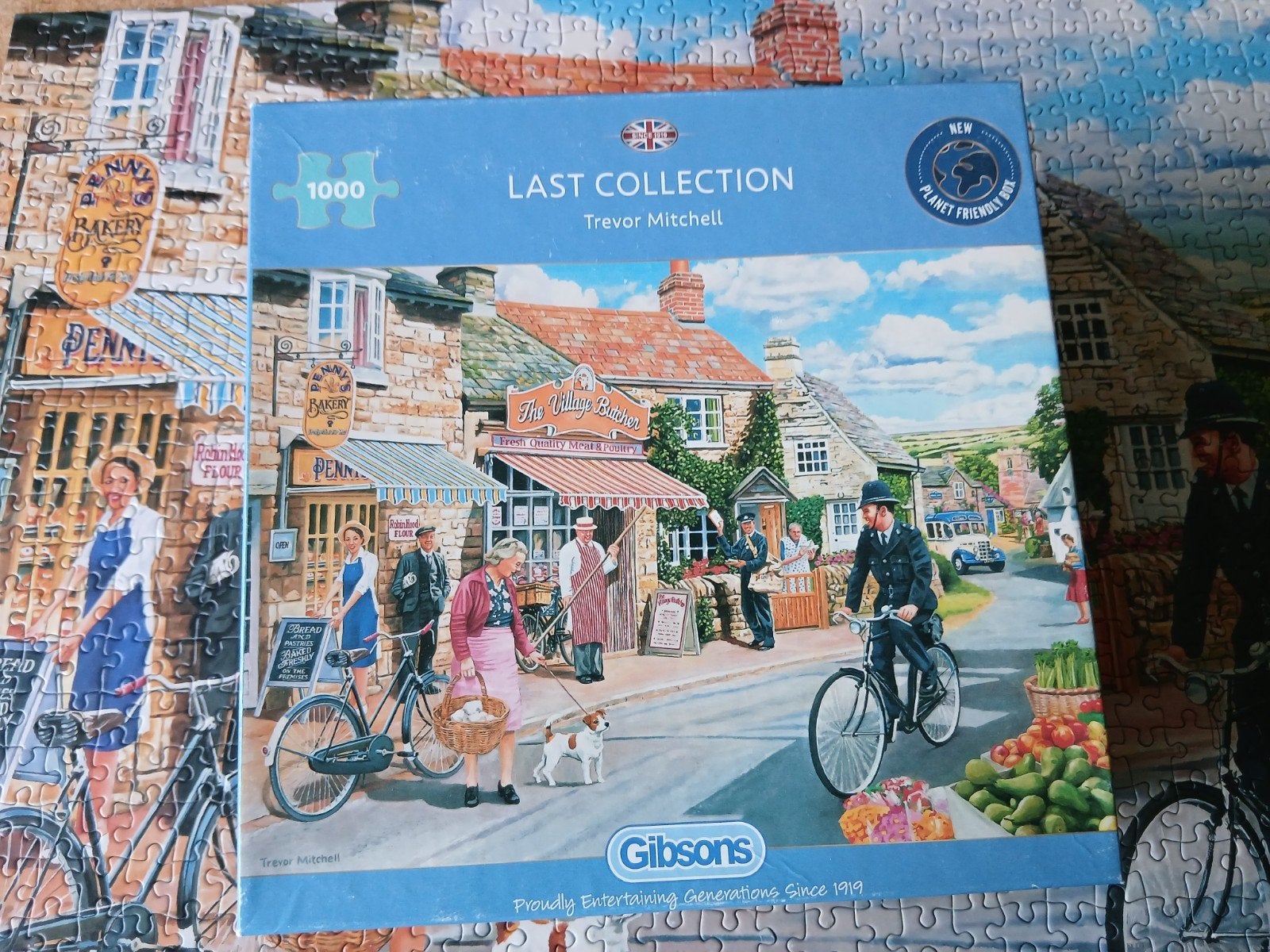 Gibsons Puzzel 'Last Collection' Trevor Mitchell, Hobby en Vrije tijd, Denksport en Puzzels, Ophalen of Verzenden, 500 t/m 1500 stukjes