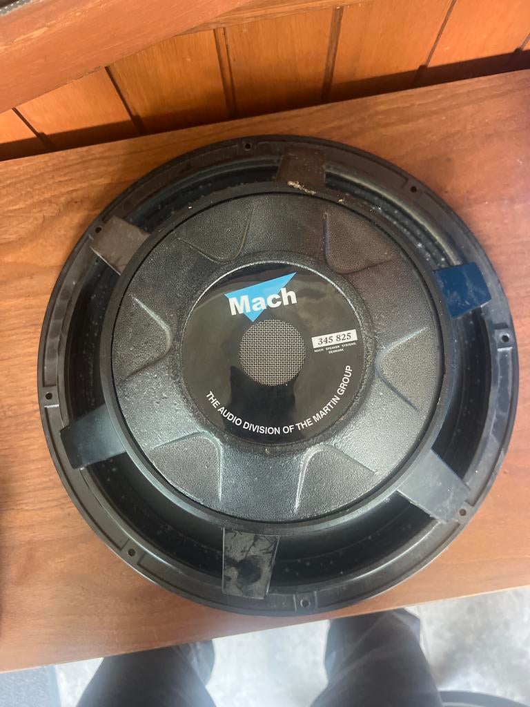 Beyma 18G550 Martin Mach 18 inch subwoofer speaker, Audio, Tv en Foto, Luidsprekers, Overige merken, Gebruikt, Subwoofer, Ophalen of Verzenden
