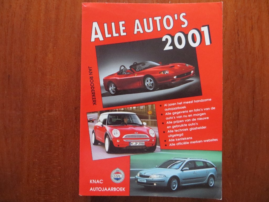 KNAC Autojaarboek: Alle Auto’s 2001, Ophalen of Verzenden, Nieuw, Algemeen
