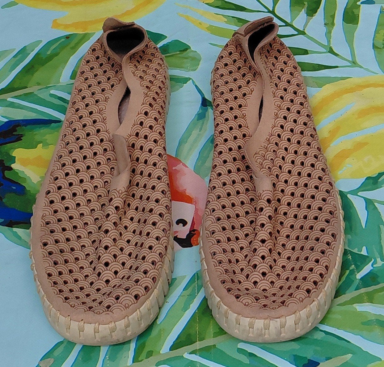 Ilse Jacobsen Instappers, Kleding | Dames, Schoenen, Zo goed als nieuw, Instappers, Beige, Ophalen of Verzenden