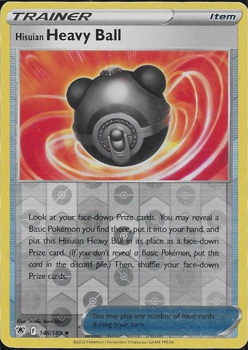 Astral Radiance,  Hisuian Heavy Ball [reverse] 146/196, Verzenden, Nieuw, Losse kaart