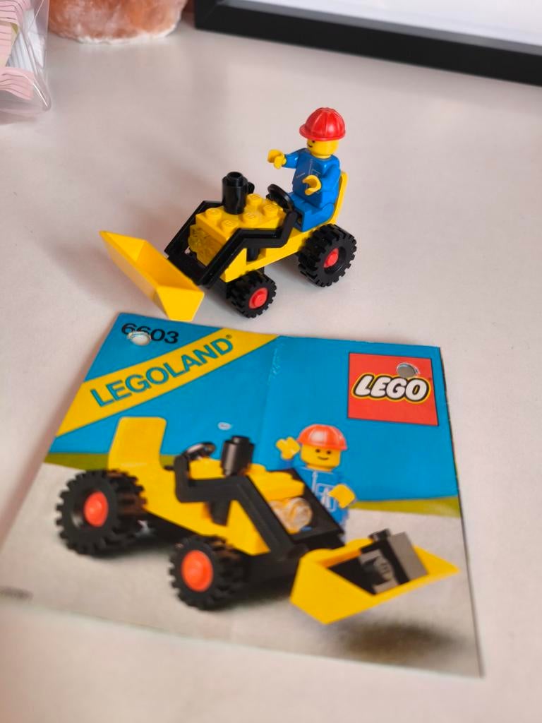 LEGO Set 6603: Schopvoertuig met Minifiguur (Vintage), Compleet, Gebruikt, Lego, Ophalen of Verzenden