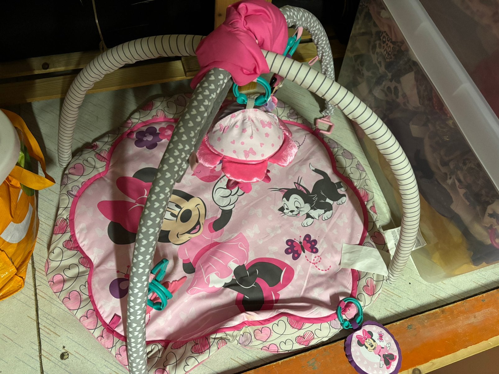 Speelmat babygym minnie mouse, Ophalen, Zo goed als nieuw