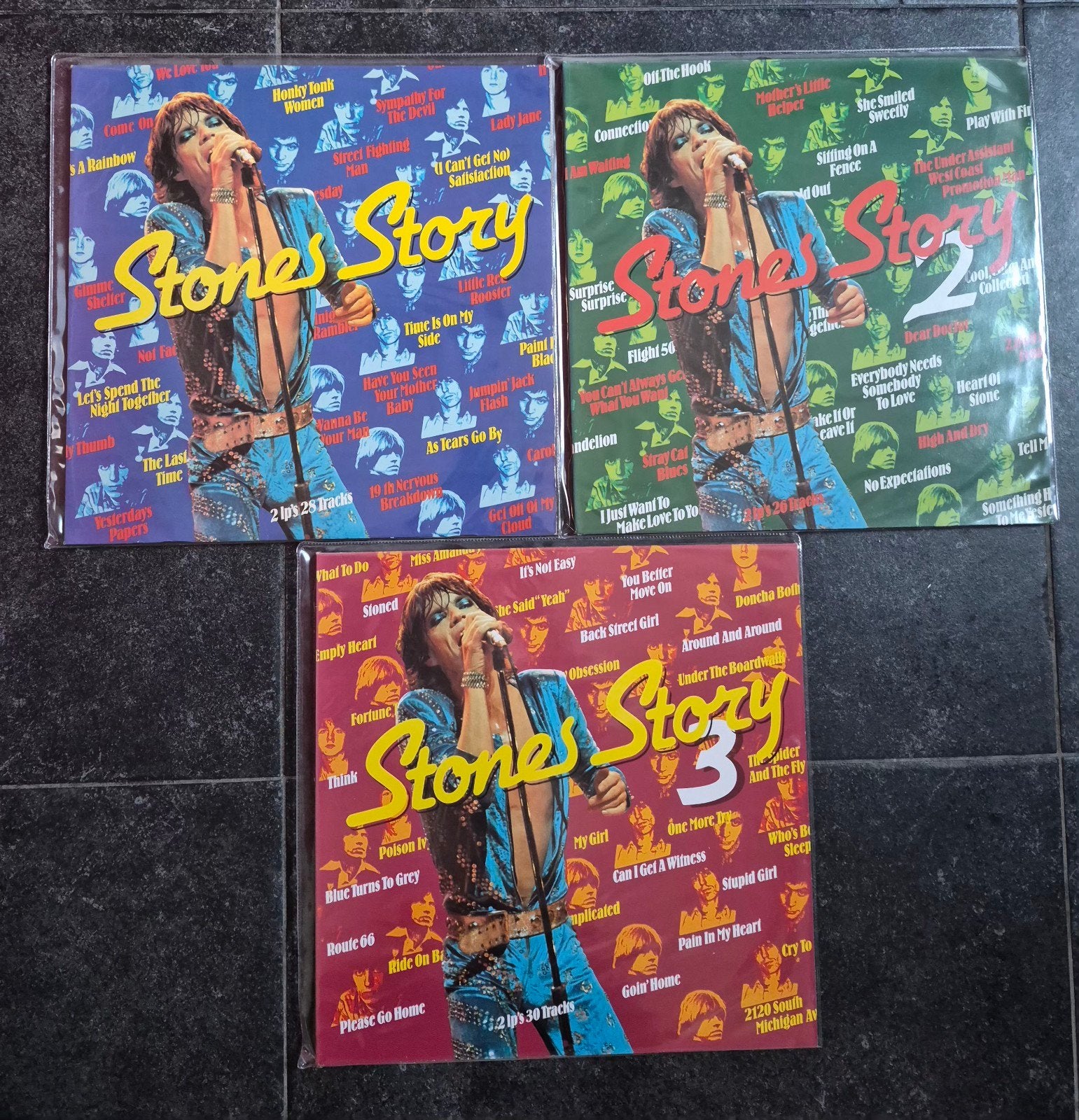 Rolling Stones Stones story vol 1,2,3  6 lp's, Ophalen of Verzenden, LP