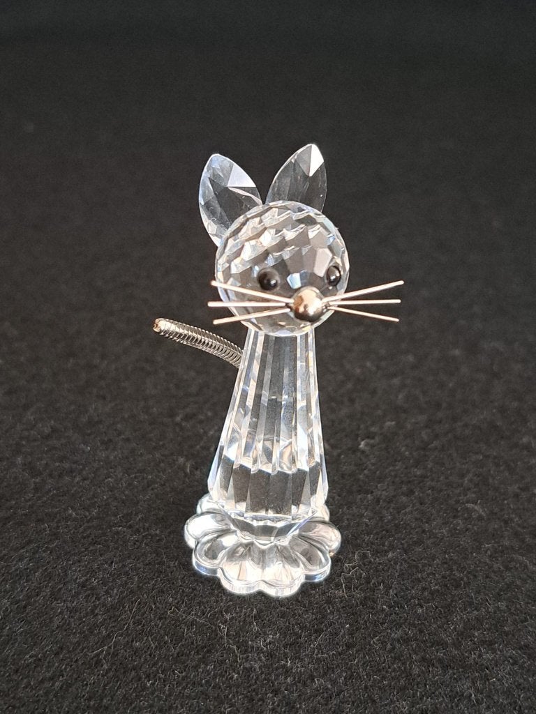 Swarovski beeldje kat, Ophalen of Verzenden, Zo goed als nieuw, Figuurtje