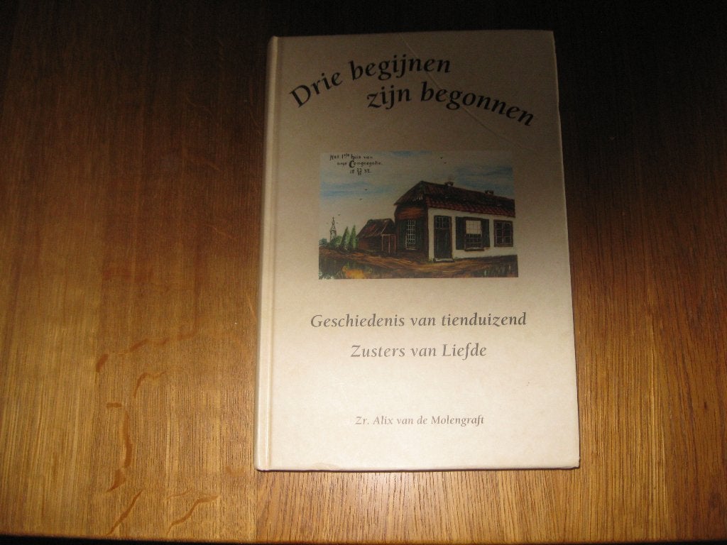 Drie begijnen zijn begonnen, Boeken, Ophalen of Verzenden, Zr, Alix van de Molengraft, 20e eeuw of later, Gelezen