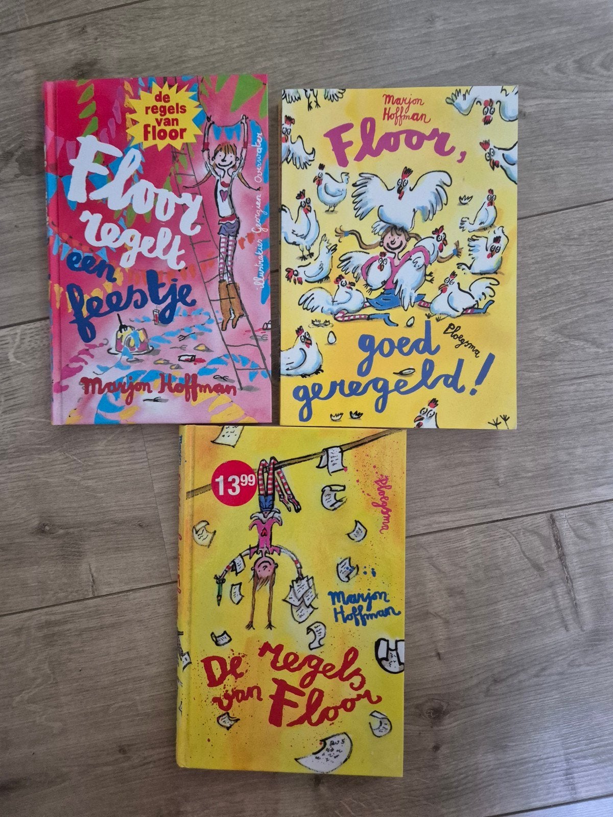 De regels van Floor - 3 boeken van Marjon Hoffman, Ophalen of Verzenden, Zo goed als nieuw, Marjon Hoffman, Fictie algemeen
