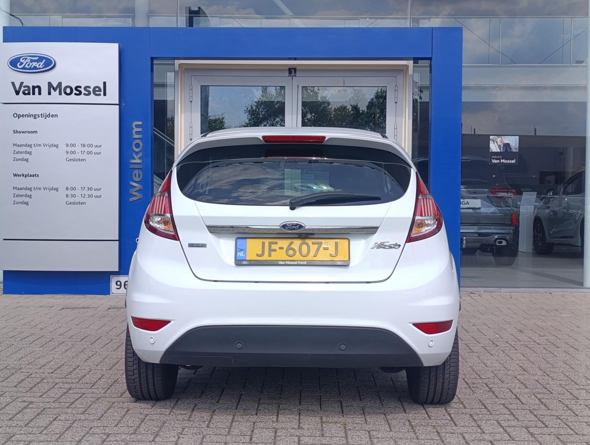 Ford Fiesta 1.0 EcoBoost Titanium | Automaat | Volledig Deal, 12 maanden, Wit, Origineel Nederlands, Bedrijf