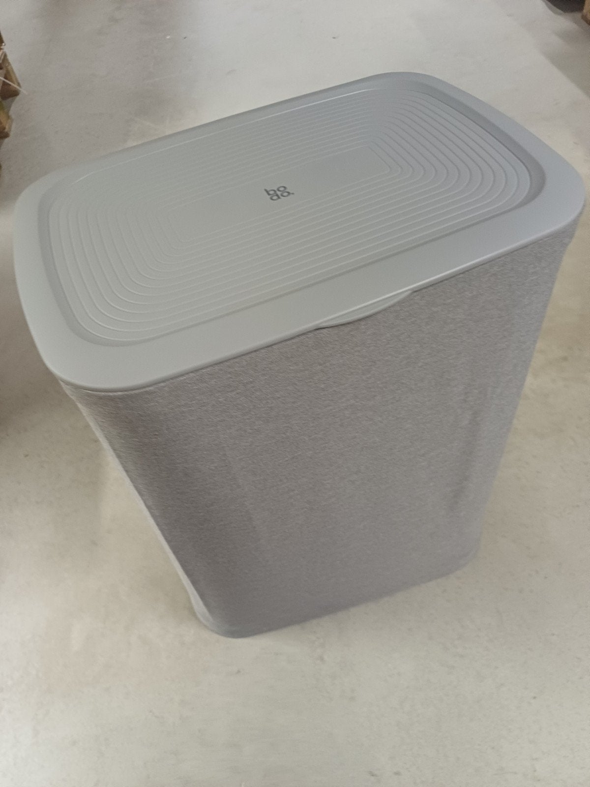 Bodo wasmand duosplit met 2 compartimenten - Grijs, Ophalen of Verzenden, Nieuw, Grijs, Wasmand