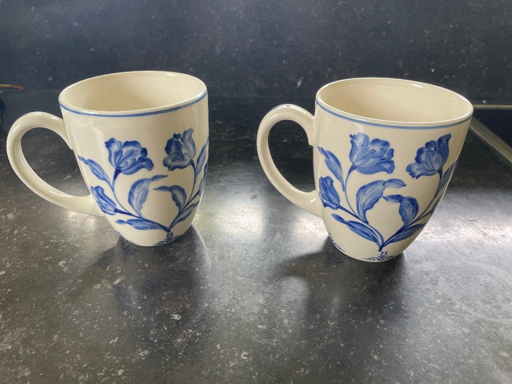 Mokken, Heinen Delfts Blauw, Overige merken, Nieuw, Ophalen of Verzenden, Delftsblauw