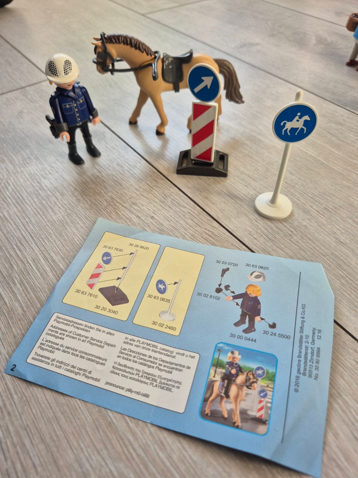 Playmobil bereden politie 9260, Ophalen of Verzenden, Zo goed als nieuw