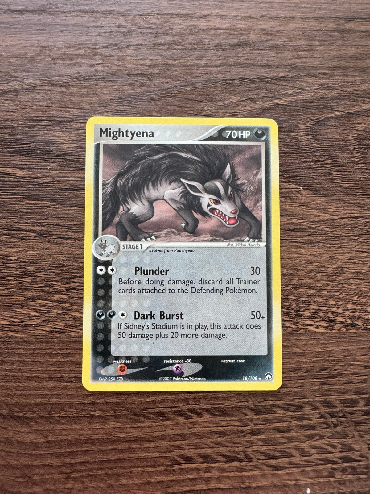 Mightyena (PK 18) EX Power Keepers, Ophalen of Verzenden, Zo goed als nieuw