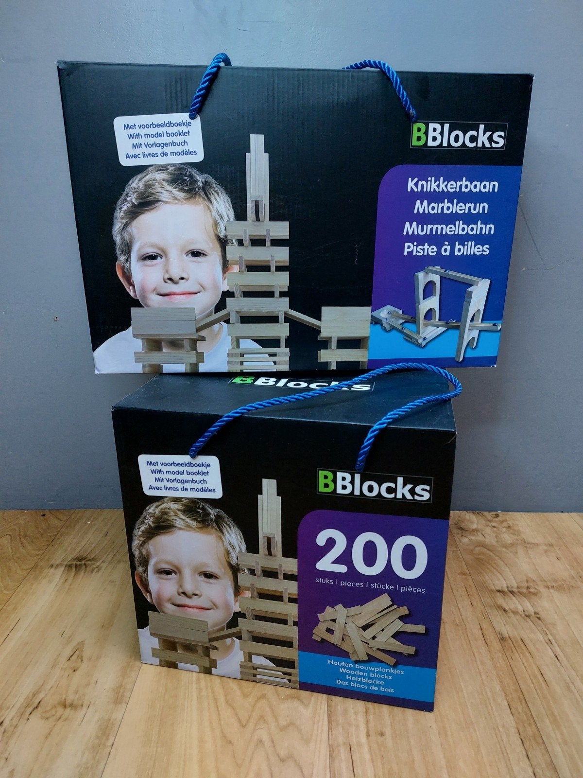 Houten Knikkerbaan / Bouwblokken (BBlocks), Ophalen of Verzenden, Zo goed als nieuw