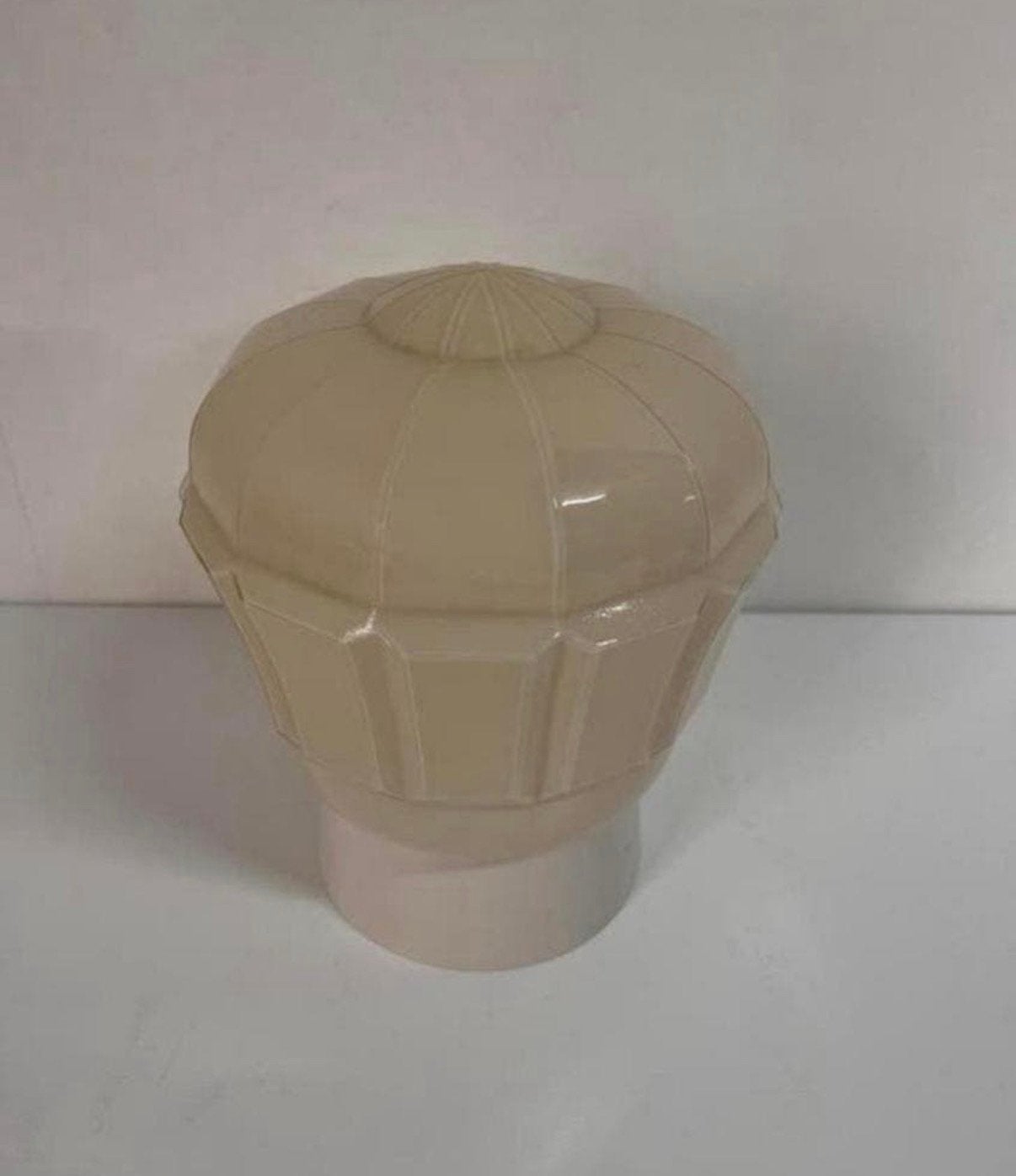 Crème Art Deco plafondlamp ‘Bolhoed’ Thabur lamp, Ophalen of Verzenden, Zo goed als nieuw