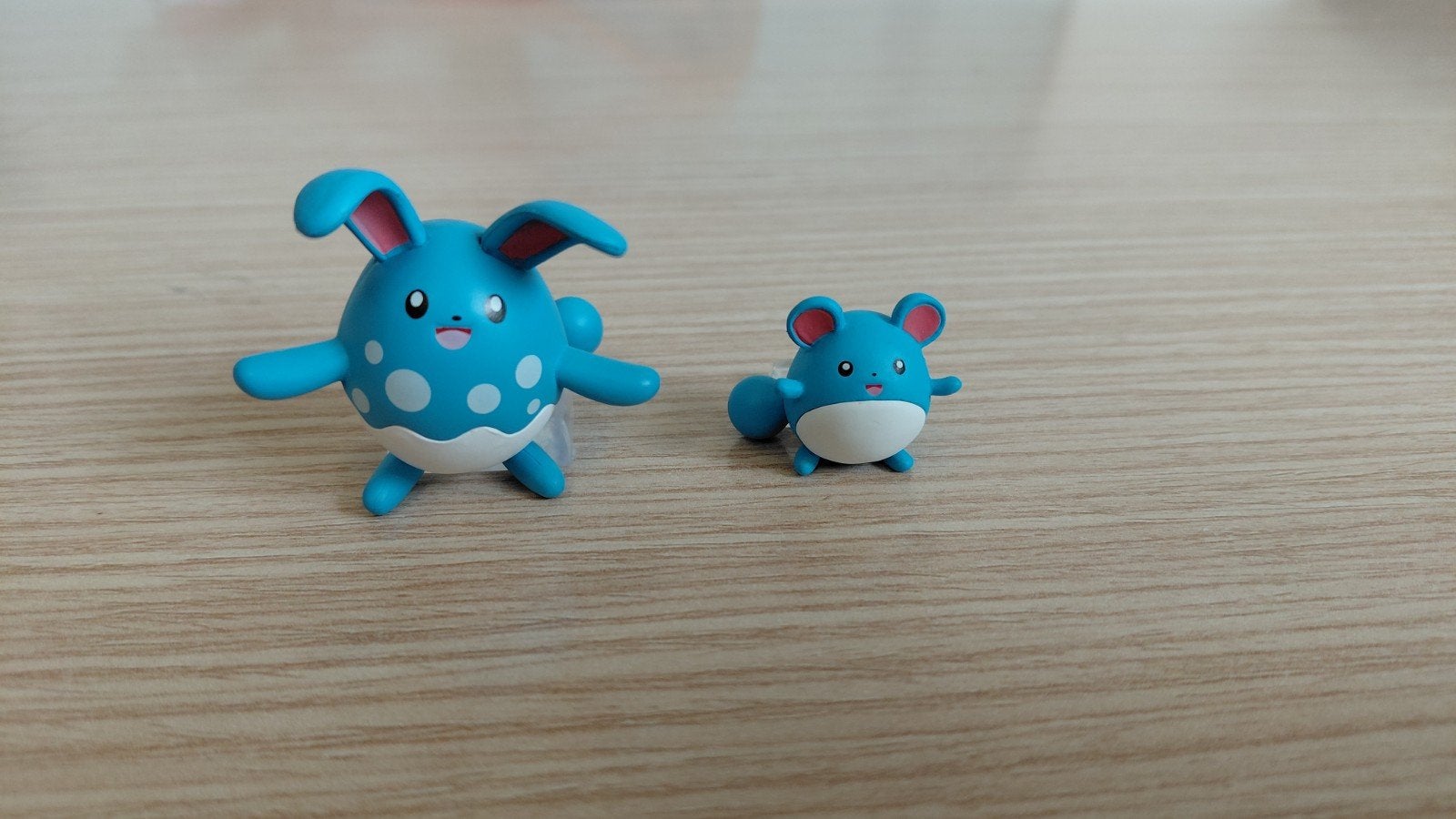 Scale world Pokémon figuren Marill en Asumarill, Ophalen of Verzenden, Zo goed als nieuw