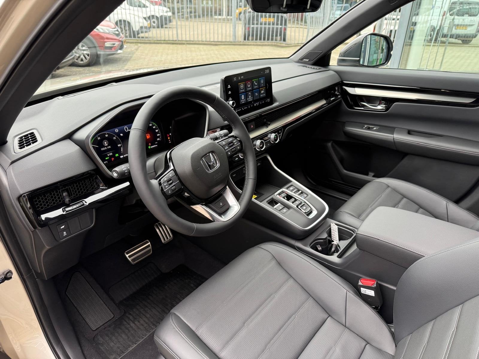 Honda CR-V 2.0 Plug-In Hybrid 184pk 2WD Automaat Advance Tec, Auto's, Automaat, Zwart, Beige, Bedrijf