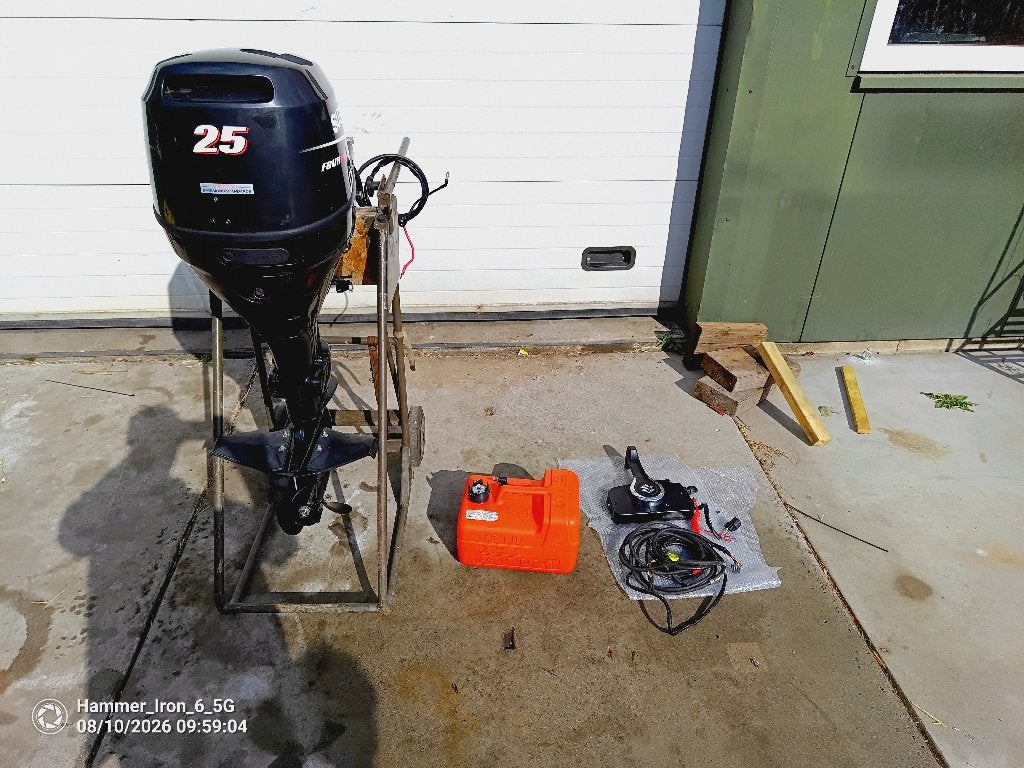 Suzuki 25 pk buitenboord motor, Ophalen, 10 tot 30 pk, Gebruikt, Viertaktmotor