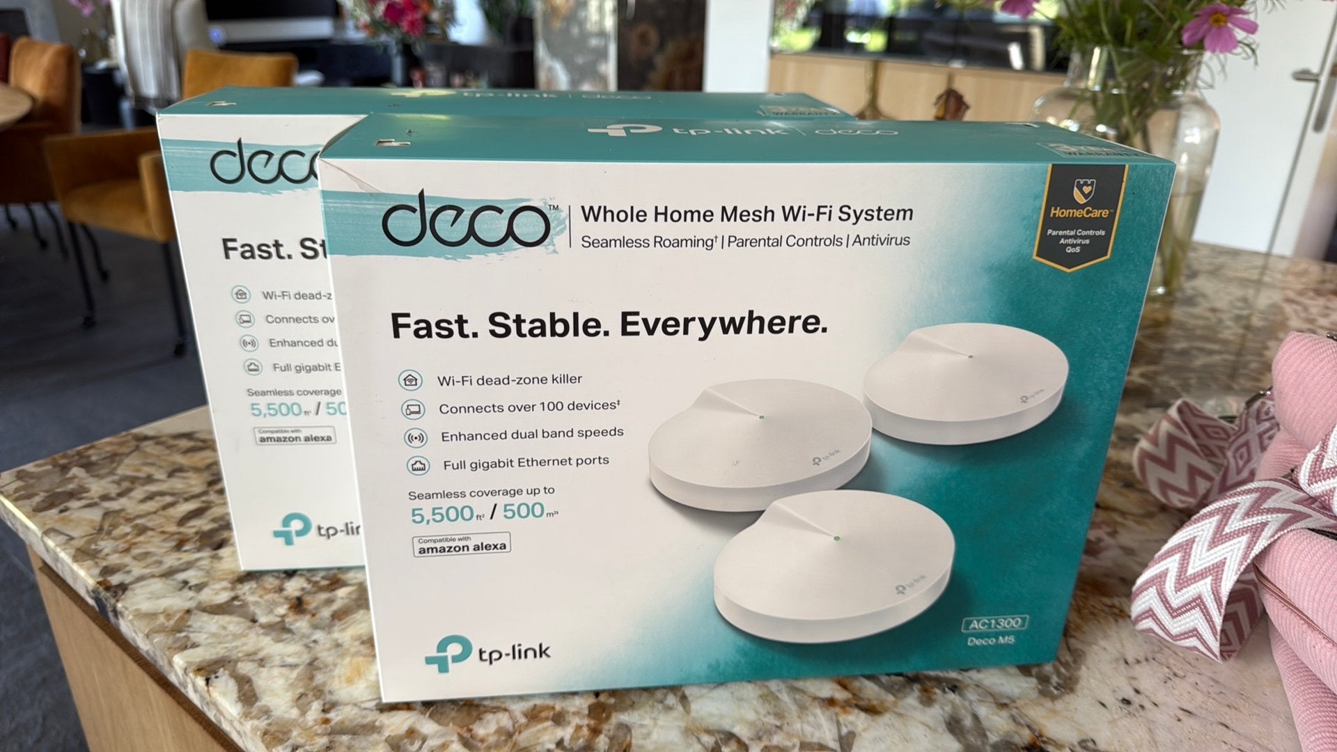 TP-Link Deco M5 Mesh Wi-Fi Systeem & Netgear GS108 Switch, Ophalen of Verzenden, Zo goed als nieuw