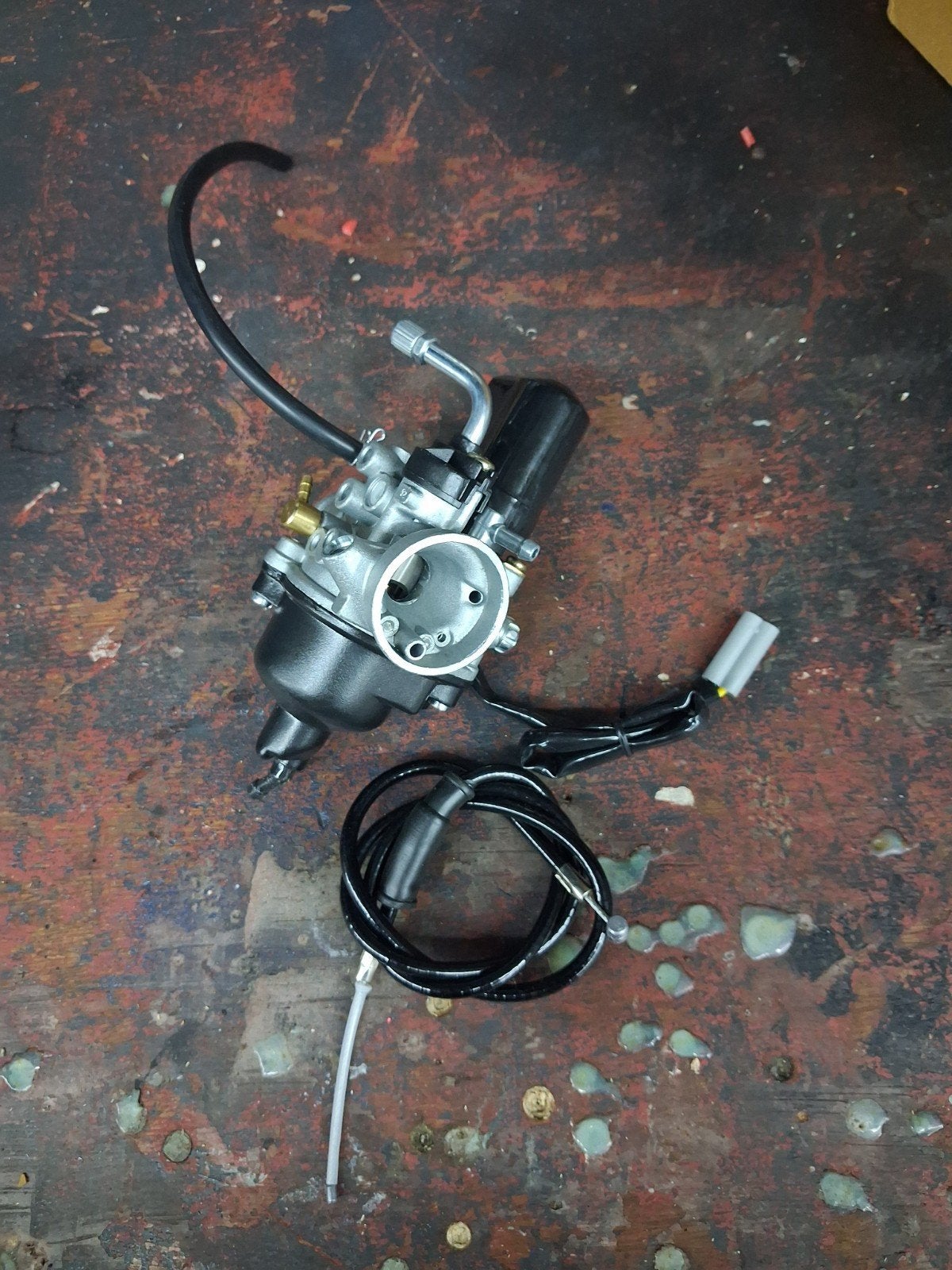 Piaggio (dellorto)PHVA 12QD Carburateur met Kabel voor Scoot, Ophalen of Verzenden, Nieuw, Carburateur