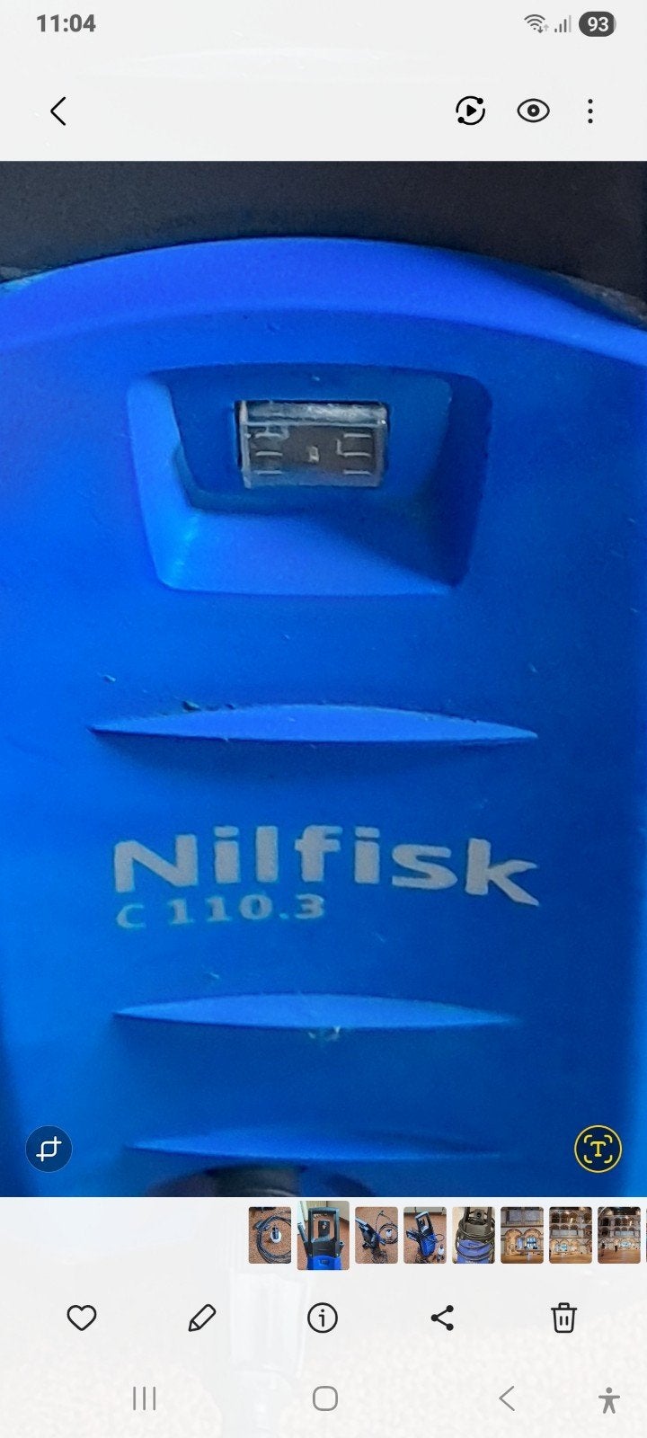 Foto 3 van Nilfisk C 110.3 Hogedrukreiniger - Nieuwstaat