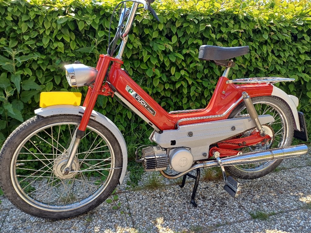 oldtimer Puch Maxi ei koplamp uit 1973 met kenteken 45km, Ophalen, Gebruikt, Maximaal 45 km/u, Maxi