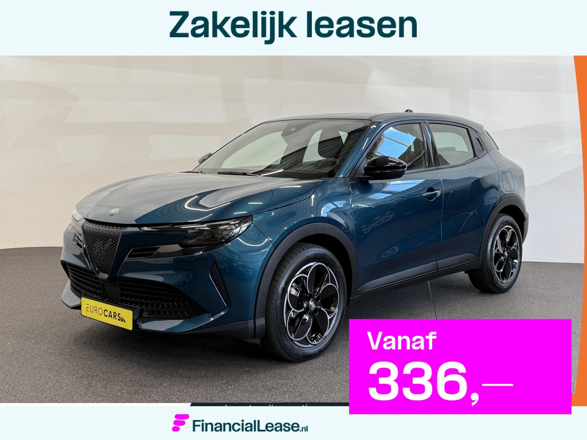Alfa Romeo Junior Elettrica Automaat 156PK Adaptieve Cruise, 413 km, Stof, Gebruikt, 705 min