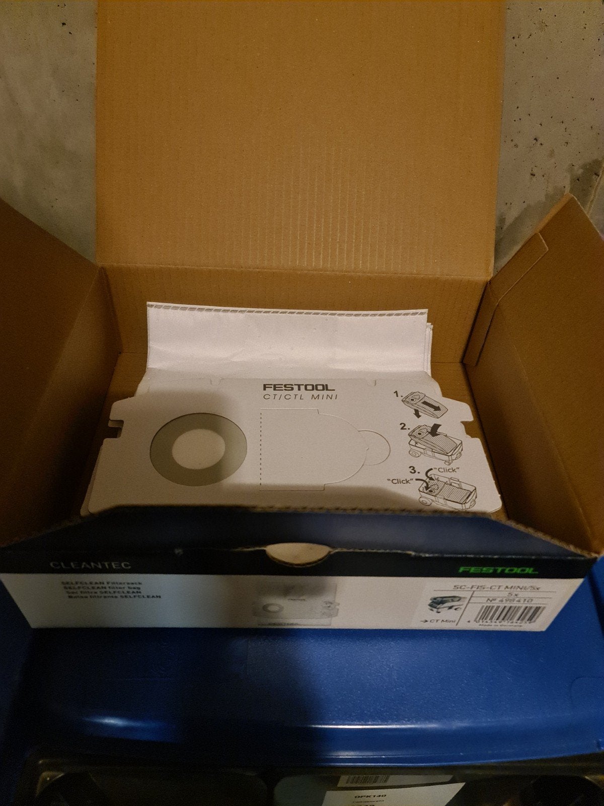 Festool SC-FIS CT Mini Stofzakken (3 stuks), Ophalen, Nieuw