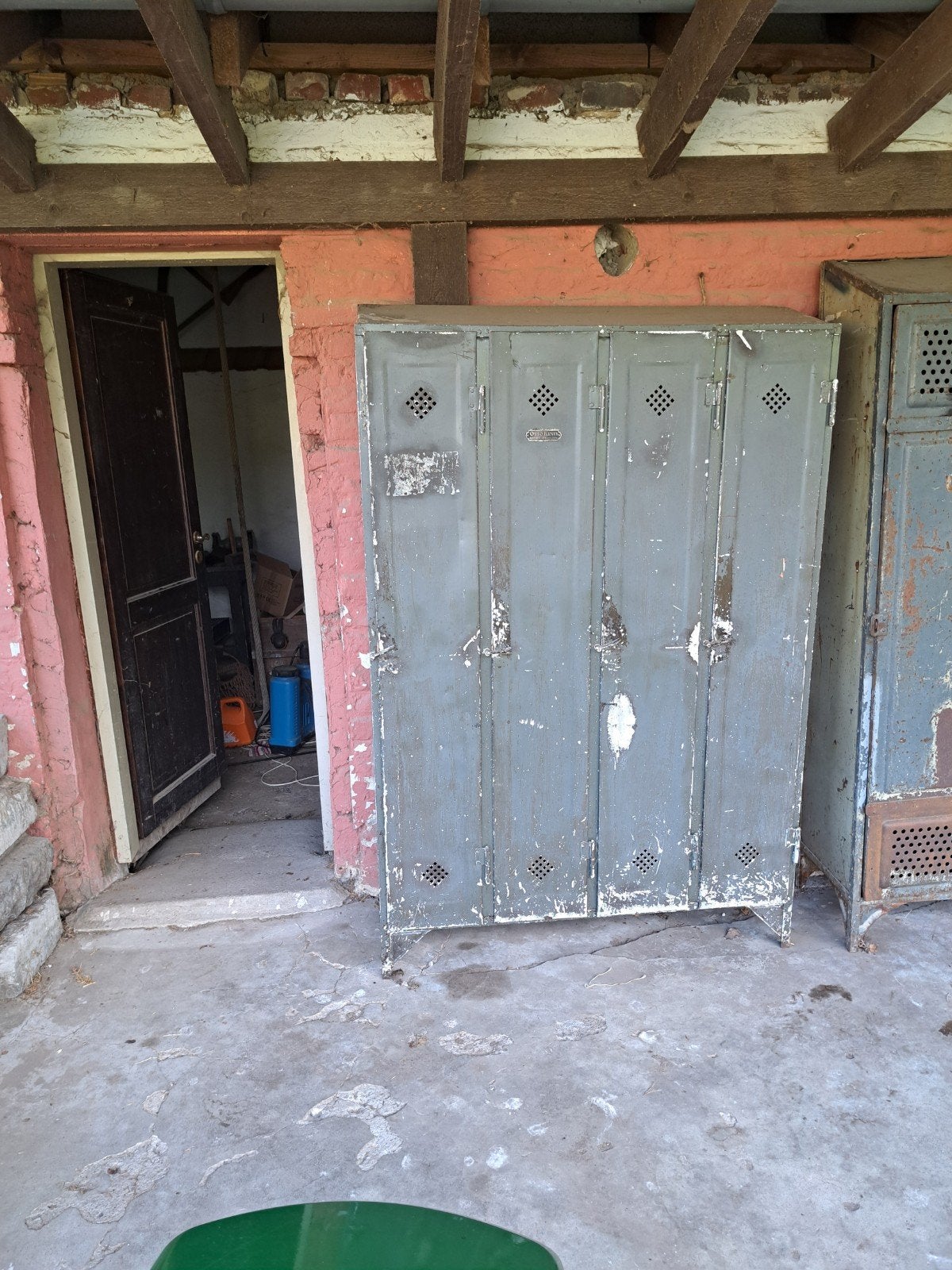 Vintage Otto Kind metalen lockerkast - industrieel design, Huis en Inrichting, Ophalen of Verzenden, Gebruikt, Industrieel, Vintage