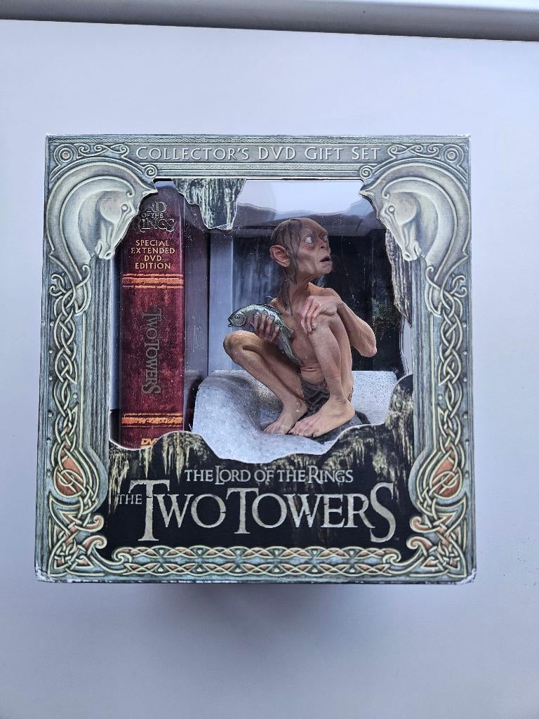 🎁 The Lord of the Rings - The Two Towers - statue gollum 🎁, Verzamelen, Lord of the Rings, Ophalen of Verzenden, Zo goed als nieuw