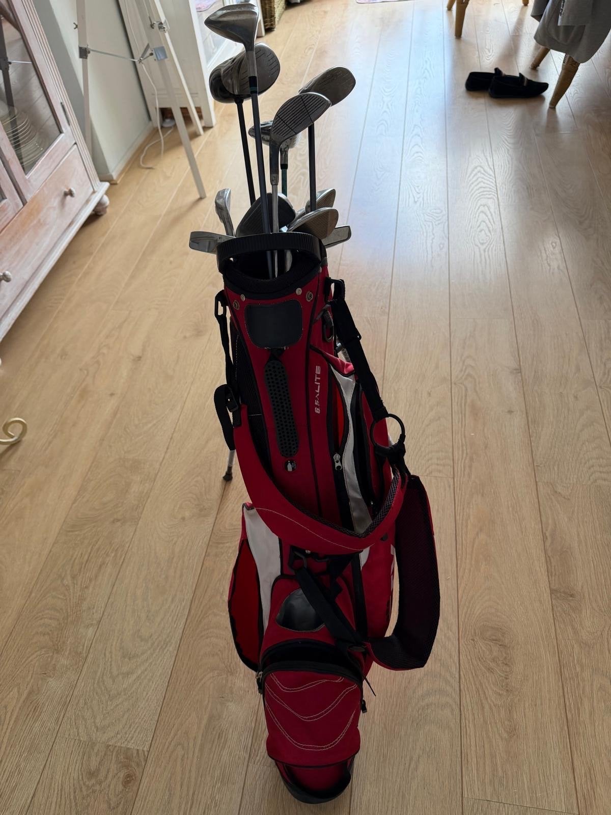 Mizuno Golfset met Golftas en Golfkar in - Zo goed als nieuw, Ophalen, Zo goed als nieuw, Set, Mizuno