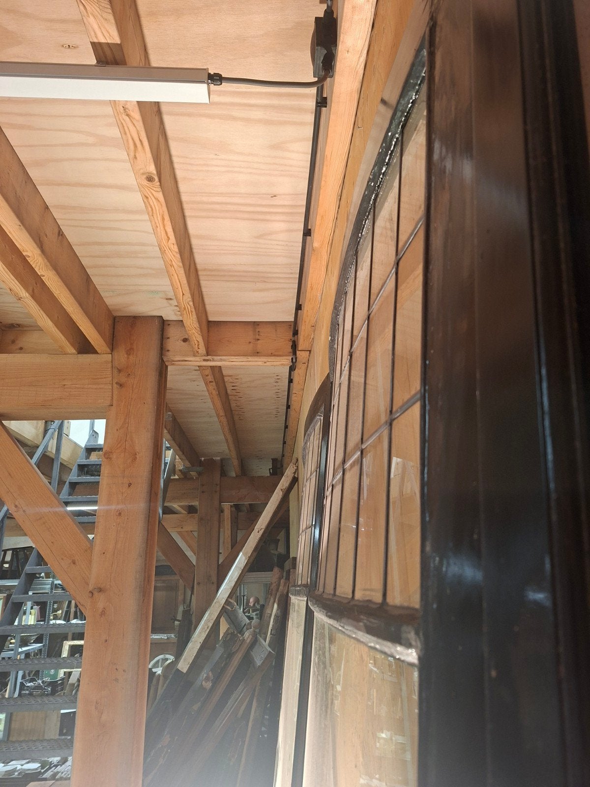 Unieke deurenset met rondlopend glas en glas in lood, Ophalen