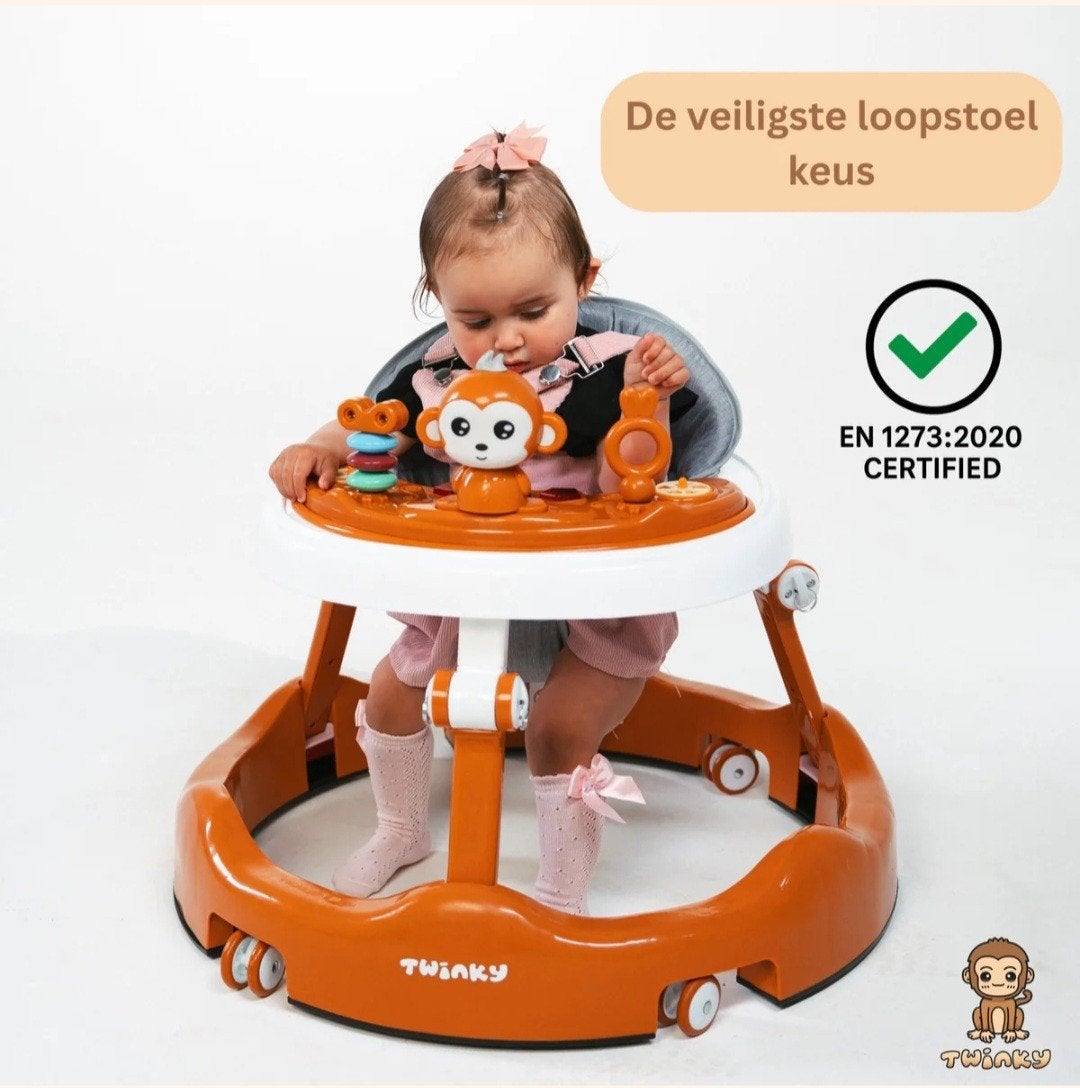 Twinky Babywalker - Inklapbaar met Muziekknoppen, Ophalen, Gebruikt, Met wieltjes