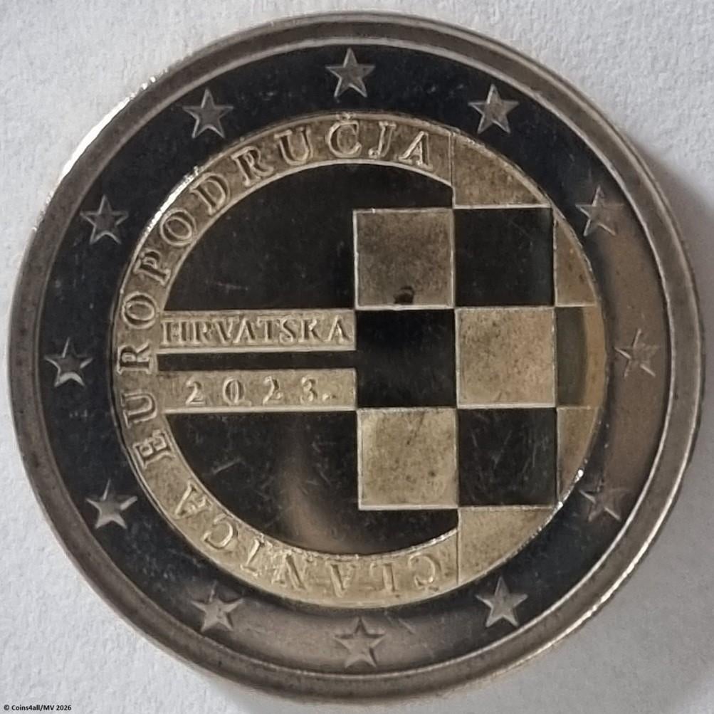 Kroatië bijzondere 2 euromunten UNC 2023 - 2025, Ophalen of Verzenden, Overige landen, 2 euro, Losse munt