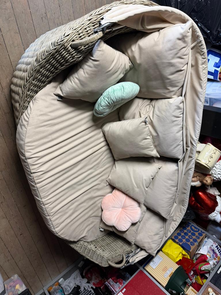 Te koop B7 tuinbed, Ophalen, 75 tot 100 cm, Zo goed als nieuw, Minder dan 150 cm