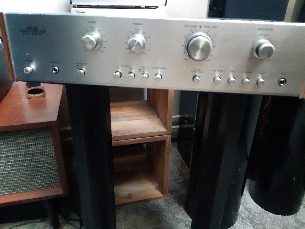 Akai AA 5210 versterker, Audio, Tv en Foto, Gebruikt, Ophalen, Overige merken, Minder dan 60 watt